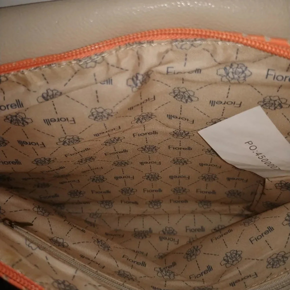 Fiorelli Purse, Salmon/Tan, Adjustable Strap - Picture 12 of 15